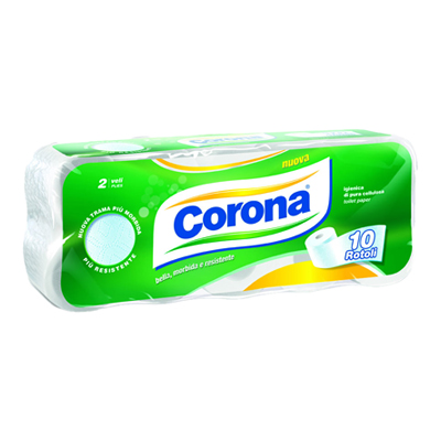 CORONA CARTA IGIENICA 10 MAXIROTOLI