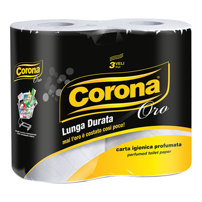 CORONA CARTA IGIENICA ORO 4 ROTOLI