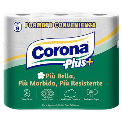 CORONA PLUS CARTA IGIENICA X9ROTOLI