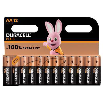 DURACELL PLUS POWER 100 STILOX 12 PEZZI