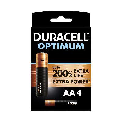 DURACELL OPTIMUM STILO EXTRA POWER X 4 PEZZI