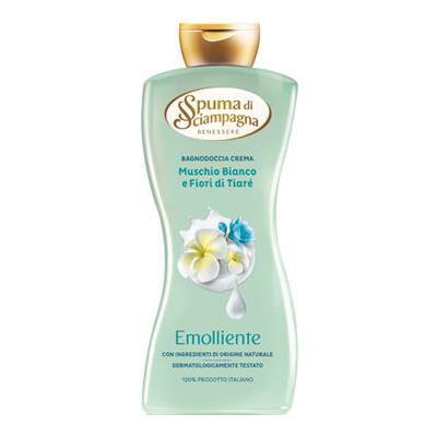 SPUMA DI SCIAMPAGNA BAGNO MUSCHI0 BIANCO ML.650   EMOLLIENTE