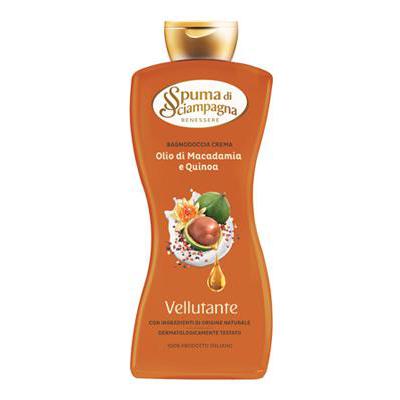 SPUMA DI SCIAMPAGNA BAGNO MACADAMIA/QUINOA ML.650 VELLUTANTE