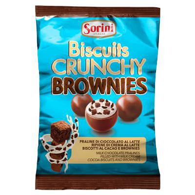 SORINI BISCUITS CRUNCHY BROWNIES GR.95