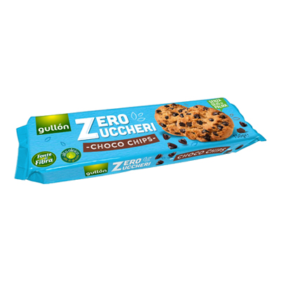 GULLON CHOCO CHIP ZERO ZUCCHERO GR.150