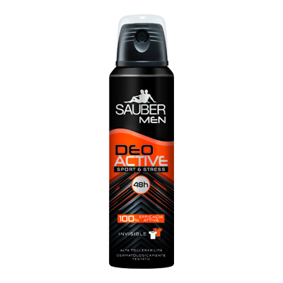 SAUBER MEN DEO ACTIVE ML.150SPRAY