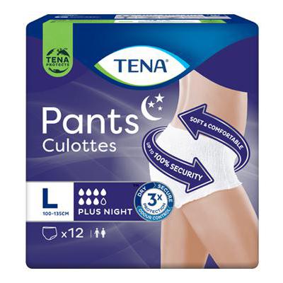 TENA PANTS PLUS NIGHT X12 L