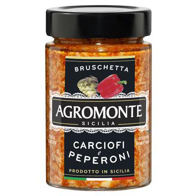 AGROMONTE BRUSCHETTA PEPERONIE CARCIOFI GR.200
