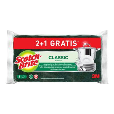 SCOTCH BRITE SPUGNA FIBRAVERDEX 3 PZ.