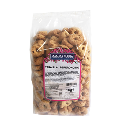 MAMMA MARIA TARALLI AL PEPERONCINO KG.1 BUSTA