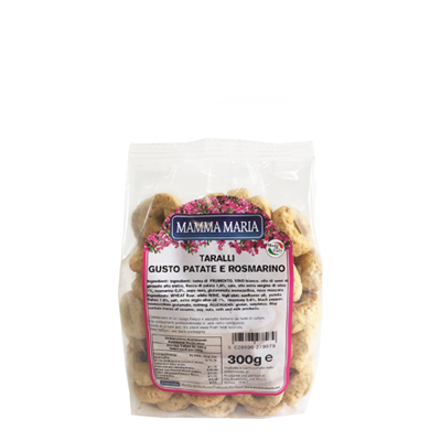 MAMMA MARIA TARALLI PATATE ROSMARINO GR.300