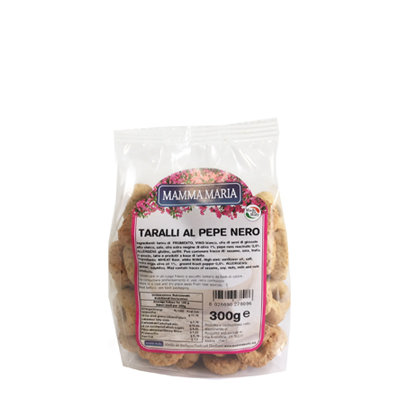 MAMMA MARIA TARALLI AL PEPE GR.300