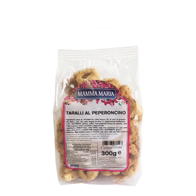 MAMMA MARIA TARALLI AL PEPERONCINO GR.300