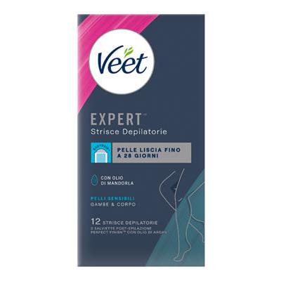 VEET STRISCE CORPO GAMBE E CORPO PELLI SENSIBILI X12 PZ