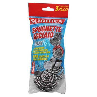 SCIAMEX SPUGNETTE ACCIAIO X3 PZ