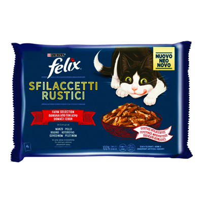 FELIX SFILACCETTI RUSTICI CARNE GR.80X4