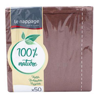 TOVAGLIOLI X50 CM33X33 CACAO