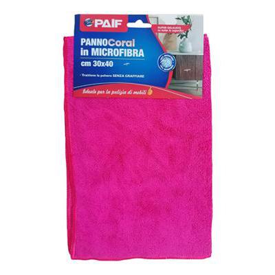 PAIF PANNO IN MICROFIBRA CORALCM.30X40