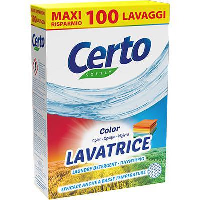 CERTO LAVATRICE FUSTONE COLOR100 MISURINI