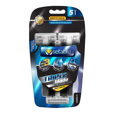 SETABLU RASOIO UOMO TRILAMA X5PZ