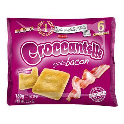 EUROSNACK CROCCANTELLE BACON MULTIPACK GR.180