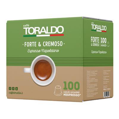 TORALDO CAFFE'FORTE&CREMOSO 100 CAPS NESPRESSO