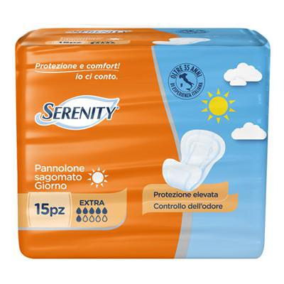 SERENITY PANNOLONE SAGOMATO EXTRA GIORNO X15