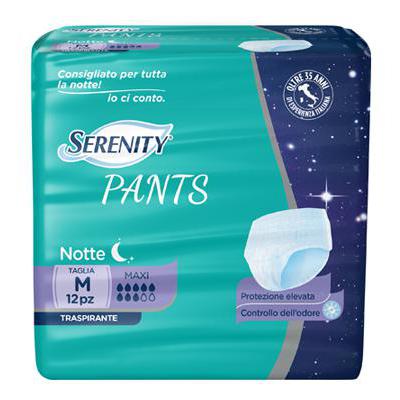 SERENITY PANTS NOTTE TAGLIA M12 PEZZI