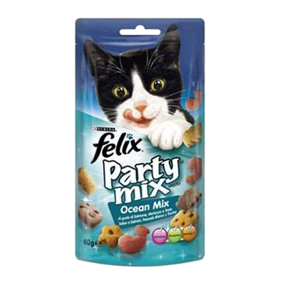 FELIX PARTY MIX OCEAN SALMONE/MERLUZZO/TROTA GR.60