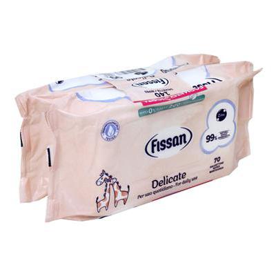 FISSAN SALVIETTINE DELICATE 2X70PZ