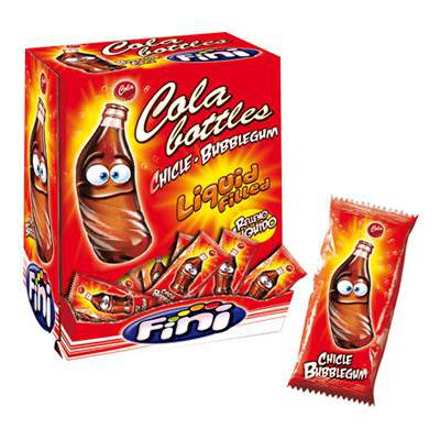 FINI CHICLE BOTTIGLIA COLA GR.5 X 200 PZ