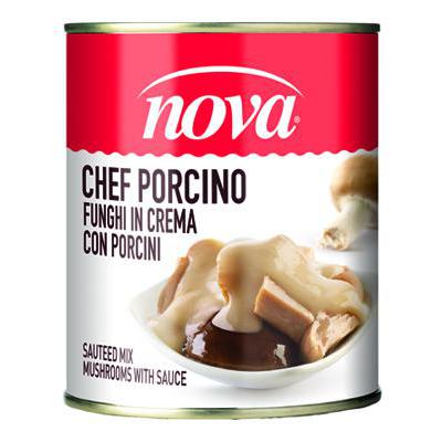 NOVA CREMA FUNGHI IN CREMA CONPORCINI ML.850