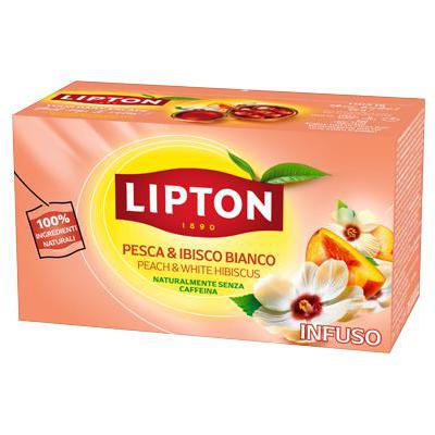 LIPTON INFUSO PESCA&IBISCO BIANCO X20 FILTRI