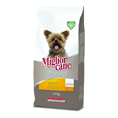 MIGLIOR CANE PREF.ADULT KG1,5MINI POLLO/RISO  I PREFERITI