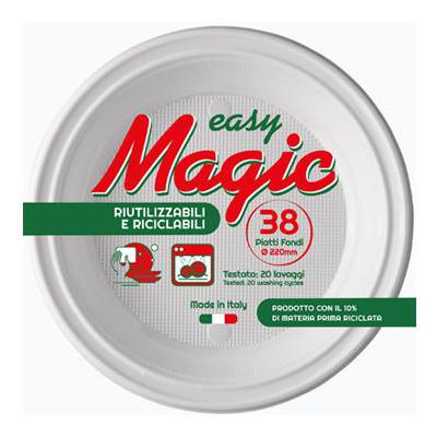 DOPLA EASYMAGIC PIATTI FONDI 38PZ BIANCO