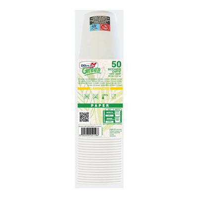 DOPLA BICCHIERE CARTA 80ML/2.5OZ X50 BIANCO