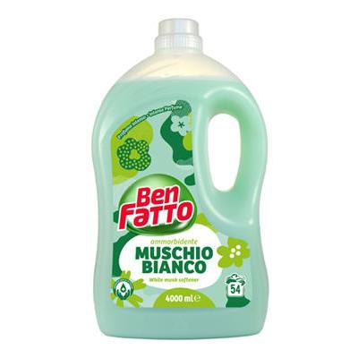 BEN FATTO MUSCHIO BIANCO AMMORBIDENTE 54 LAVAGGI LT.4