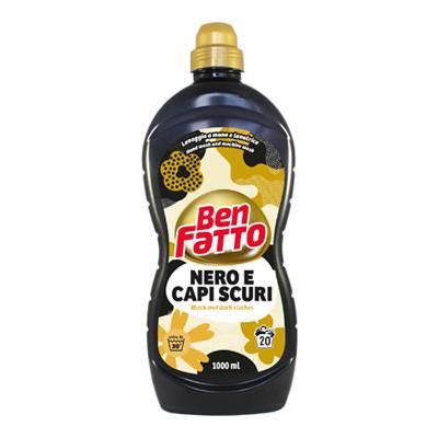 BEN FATTO CAPI NERI E SCURI LIQUIDO 20 LAVAGGI LT.1