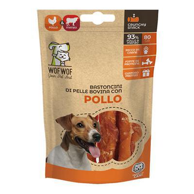 WOFWOF BASTONCINI POLLO SNACKCANE GR.80