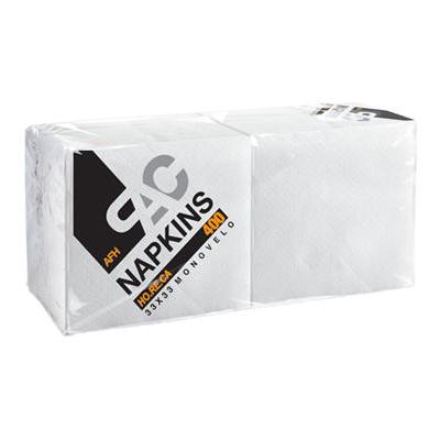 P/NAPKINS TOVAGLIOLI BIANCHI X400 2 V CM.33X33
