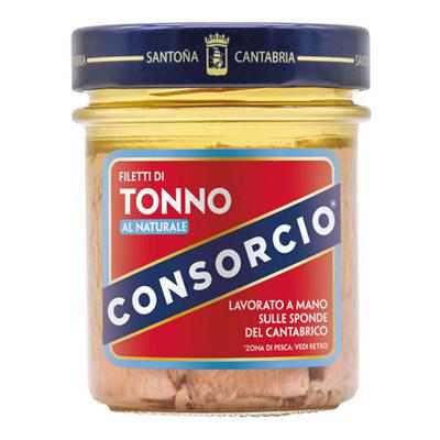 CONSORCIO FILETTI DI TONNO ALNATURALE VTR 180 GR.