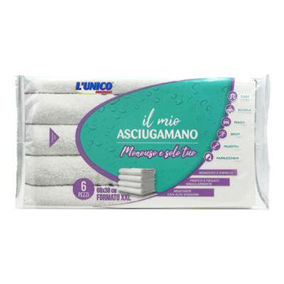 L'UNICO ASCIUGAMANO MONOUSO X6 PZ - CM.68X38