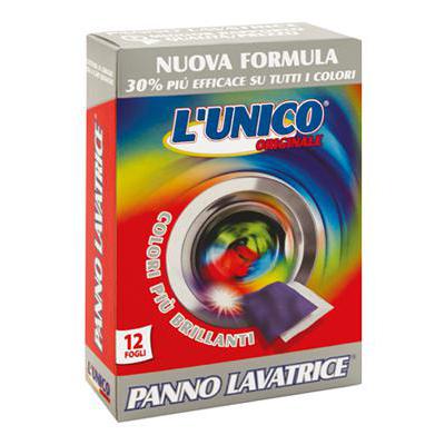 L'UNICO PANNO LAVATRICE X 12 FOGLI