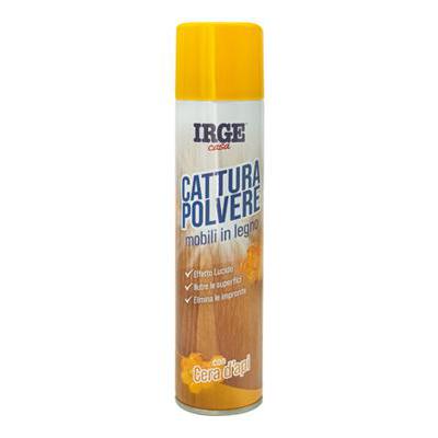 IRGE CASA CATTURA POLVERE MOBILI IN LEGNO CERA D'API ML.300