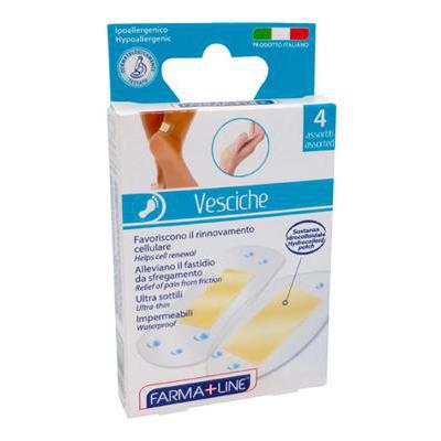 FARMALINE CEROTTI VESCICHE 4PZ
