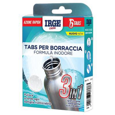 IRGE CASA TABS PULIZIA BORRACCIA X 6 PZ