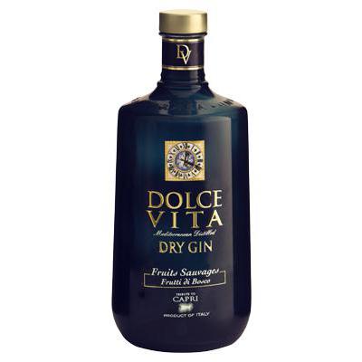 DOLCE VITA DISTILLED DRY GIN FRUTTI DI BOSCO 40�  CL70
