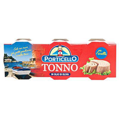 PORTICELLO TONNO GR.70X3 OLIOOLIVA