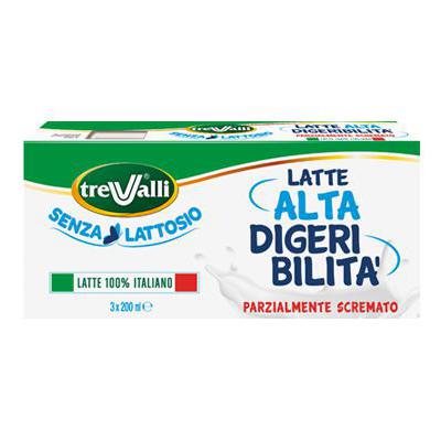 TREVALLI LATTE PARZIALMENTE SCREMATO S/L ML.200X3