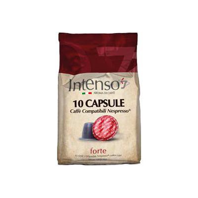 INTENSO 10 CAPSULE FORTE GR.5NESPRESSO COMPATIBILI